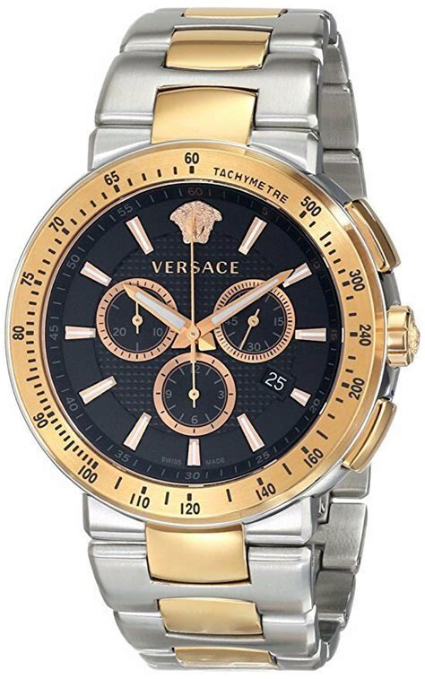 versace automatic watches|versace two tone watch.